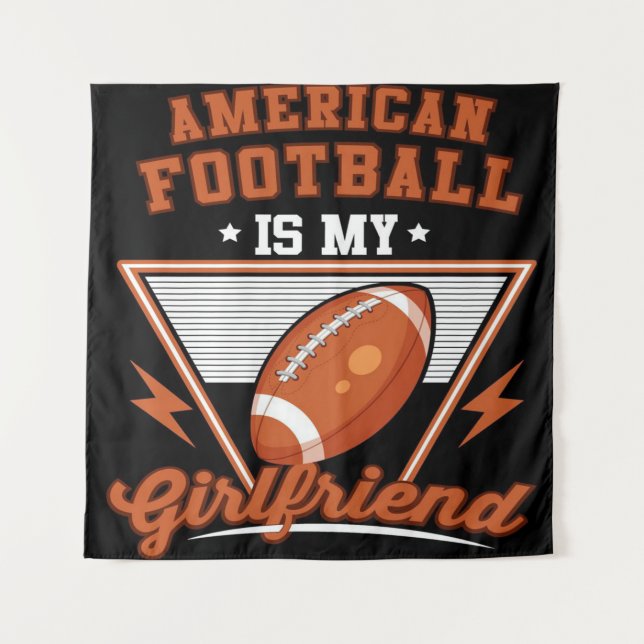 American Football Is My  Blanket Tapestry (Front)