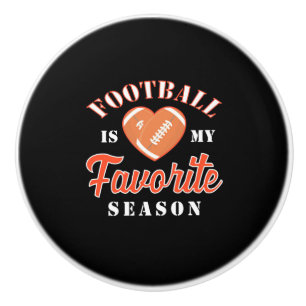 American Football Is My Favourite Season Ceramic Knob