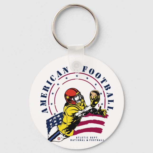 AMERICAN FOOTBALL KEY RING (Front)