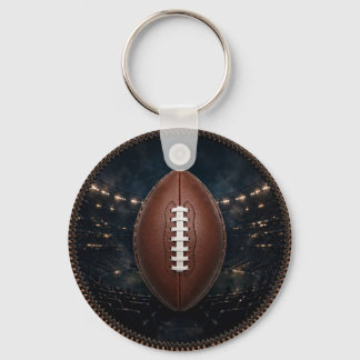 American Football Laces Keychain
