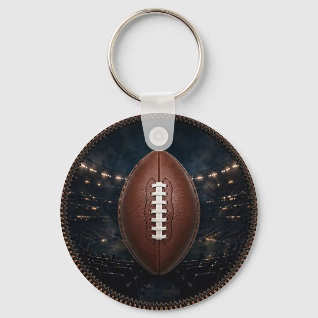 American Football Laces Keychain (Front)