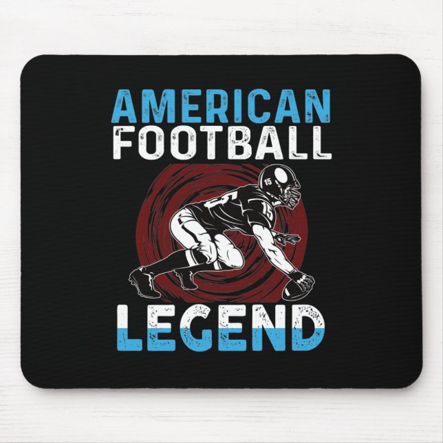 American Football Legend Mouse Pad (Front)