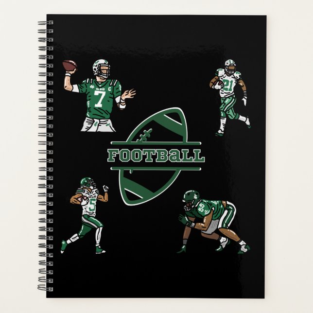 American Football Lover Calendar Planner (Front)