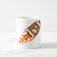 American Football On Fire Mug