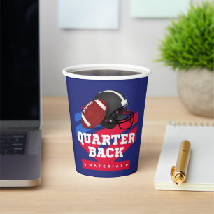 American Football Paper Cups