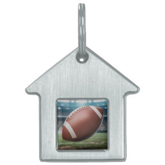 American Football Pet ID Tag