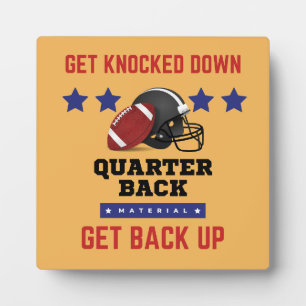 American Football Plaque