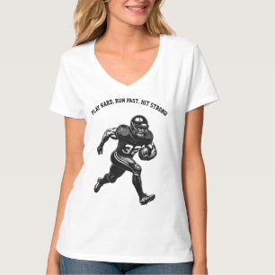 American Football Player Illustration Tri-Blend Sh T-Shirt