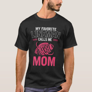 American Football Player Mom Mothers Day Sports Li T-Shirt