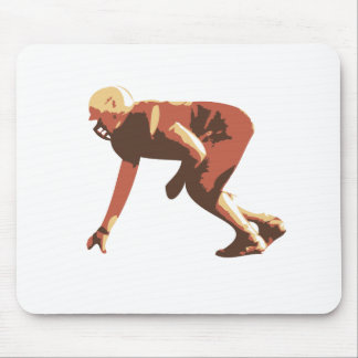 american football player mouse pad