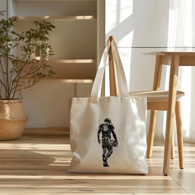 American Football Player Tote Bag (Creator Uploaded)