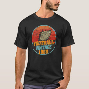American Football Player Vintage Born 1988 Birthda T-Shirt