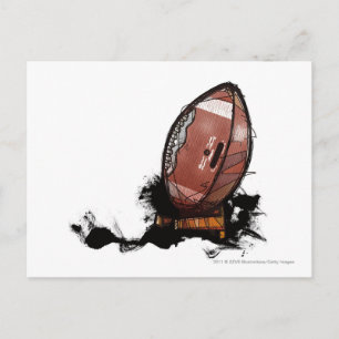 American football postcard