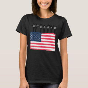 American Football Referee Umpire Side Line Down Fi T-Shirt
