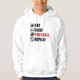 American Football Repeat Team Game USA Gift Idea Hoodie