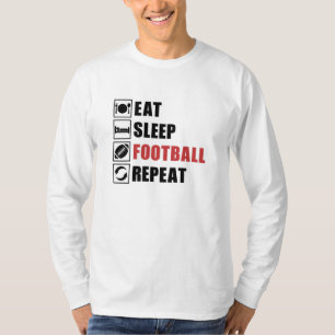 American Football Repeat Team Game USA Gift Idea T-Shirt