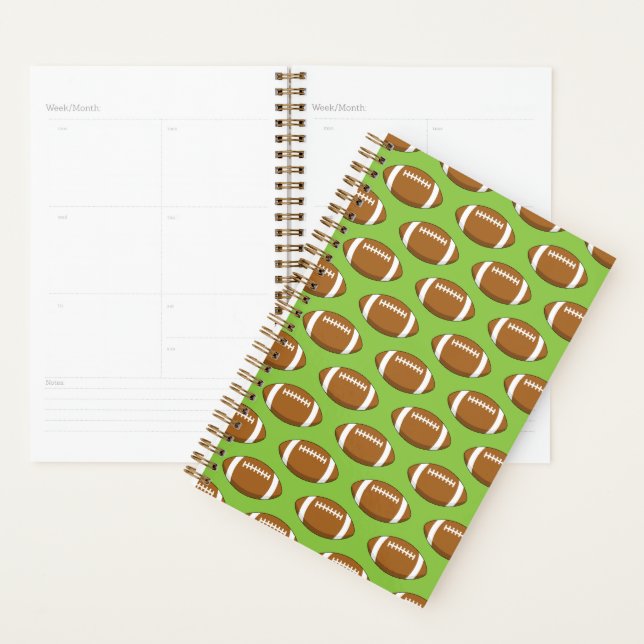 American Football Rugby Ball Pattern Planner (Display)