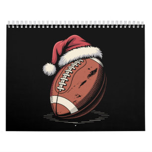 American Football Santa Hat Sports Christmas Xmas Calendar