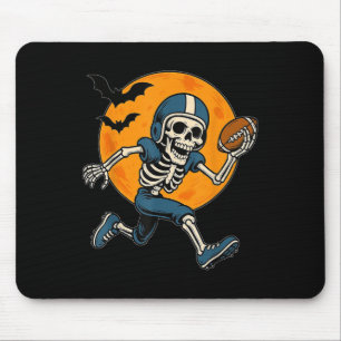 American Football Skeleton Halloween Sport Fantasy Mouse Pad