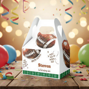 American football sport ball kids birthday favour box