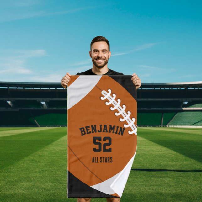 American Football sports towel, coach bath towel (Creator Uploaded)