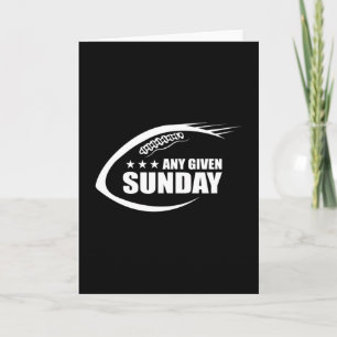 American Football Team Game Funny Sports Gift Idea Card