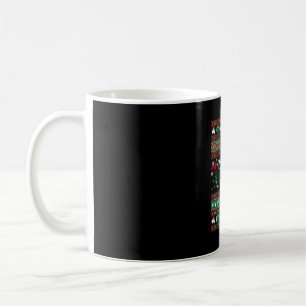 American Football Ugly Christmas Sweater Coffee Mug