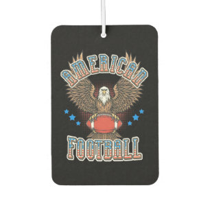 American Football USA Flag Car Air Freshener