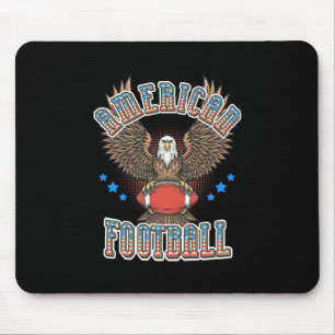 American Football USA Flag Mouse Pad