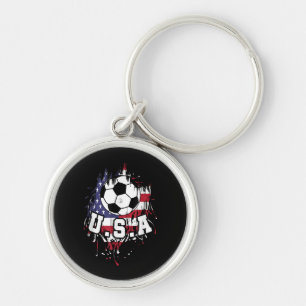 American Football USA Key Ring