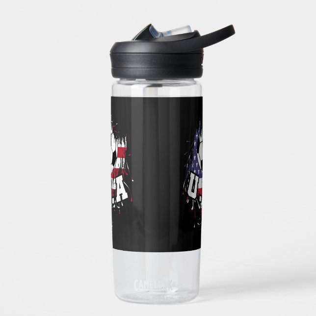 American Football USA Water Bottle (Left)