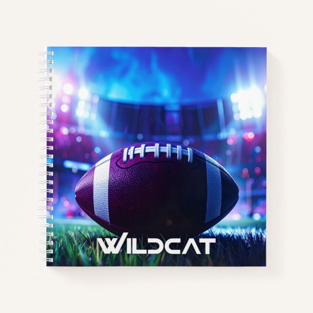 AMERICAN FOOTBALL - WILDCAT NOTEBOOK (Front)
