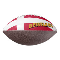 American Football with Danish Flag / Denmark