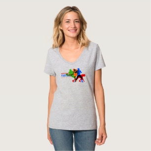 American football Women's V-Neck T-Shirt