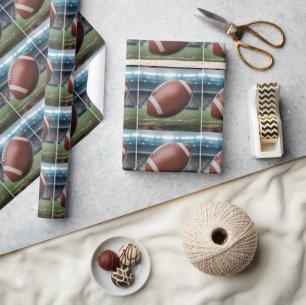 American Football Wrapping Paper