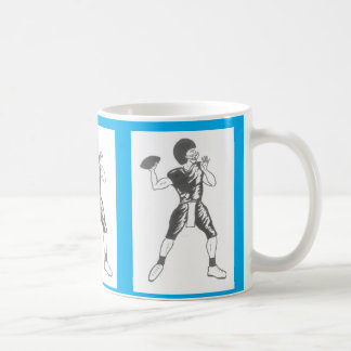 American footballer coffee mug