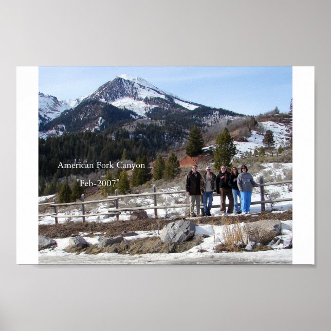 American Fork Canyon Poster (Front)