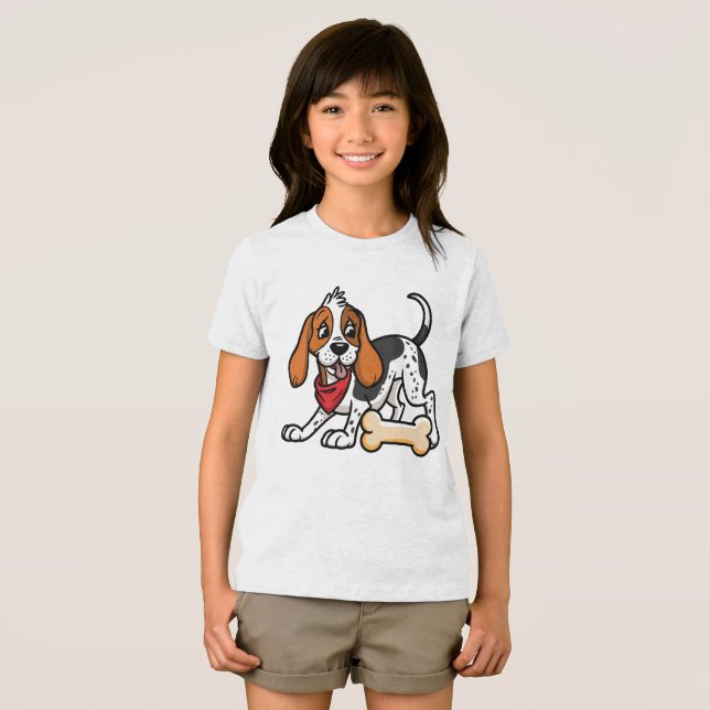 American Foxhound – Bone on the Mind Tri-Blend Shirt (Front Full)