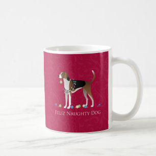 American Foxhound Christmas Coffee Mug