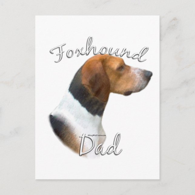 American Foxhound Dad 2 Postcard (Front)