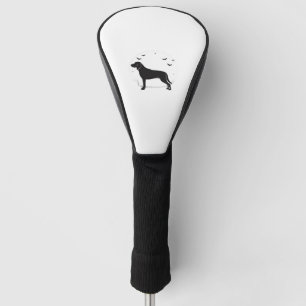 American Foxhound Dog – Halloween Moon Silhouette  Golf Head Cover
