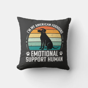 American Foxhound Emotional Support Human Dog Cushion