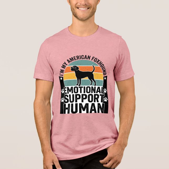 American Foxhound Emotional Support Human Shirt De (Front)