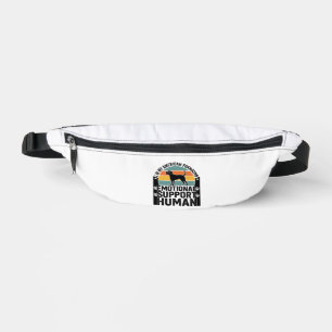 American Foxhound Emotional Support Human Shirt De Bum Bags