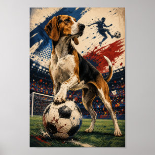American Foxhound Match Day Spirit Poster