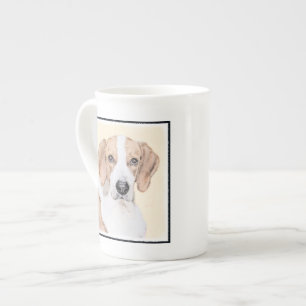 American Foxhound Painting - Cute Original Dog Art Bone China Mug