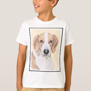 American Foxhound Painting - Cute Original Dog Art T-Shirt