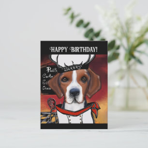American Foxhound  Postcard