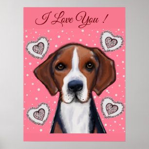 American Foxhound Poster