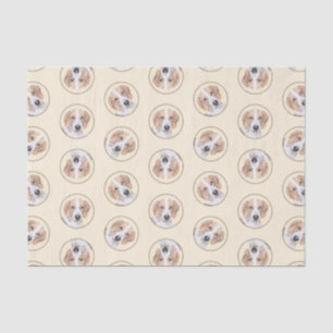 American Foxhound Red Walker Cute Painting Dog Art Tissue Paper